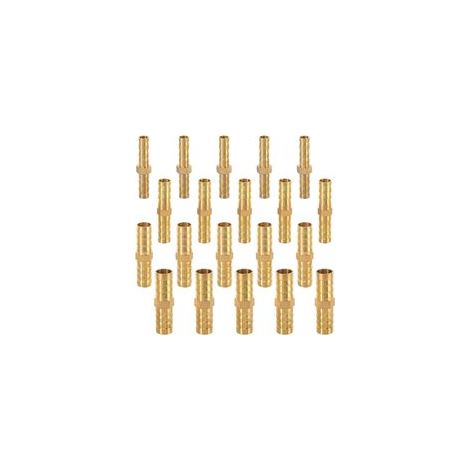 20 Pièces Raccord Durite Essence,Raccord De Tuyau De Carburant, Barbe En Laiton,Pour Les Tubes De Trachée (6mm/8mm/10mm/12mm)