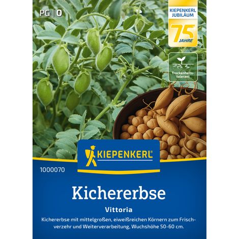 Kiepenkerl Saatgut Kichererbsen Vittoria für ca. 0,6 – 1,2 m² (1/2)