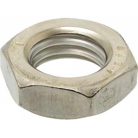 Ecrous Bas Hexagonaux HM DIN439 Inox A2 D12 Boîte 50 Pcs mm