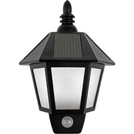 Solar Powered Motion Sensor Wall Lights Outdoor Security LED Wall Lights Lantern Lamp for Garden Terrace Patio - Fei Yu (1/5)