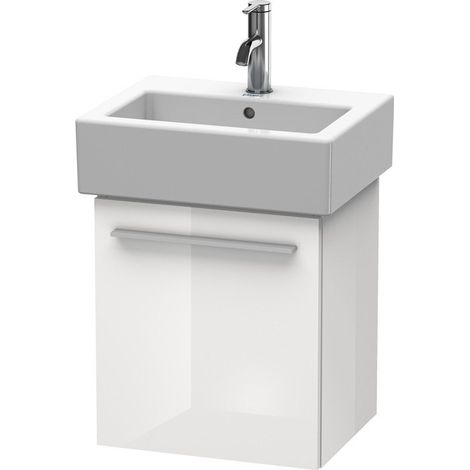 Meuble sous-vasque X-LARGE 328x400x442mm ouverture gauche blanc brillant