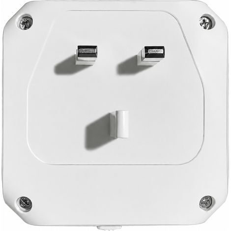 Veilleuse LED crépusculaire automatique prise UK 0,6W réf 7321 6,5 × 6,5 × 3,7 cm 80 g – Livraison gratuite