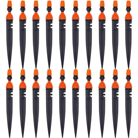 Réglable D'irrigation Goutte à Goutte buse d'irrigation des Plantes de Jardin 360 degrés goutteur atomiseur équipement de Refroidissement/d'irrigation(20 Pack) (1/5)