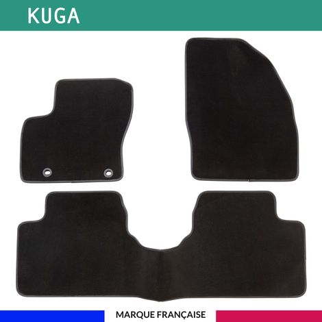Tapis de voiture - Sur Mesure pour KUGA (2008 - 2011) - 3 pièces - Tapis de sol antidérapant pour automobile (1/4)