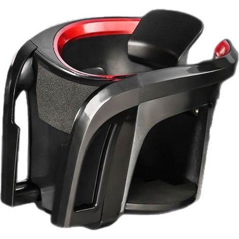 Portavasos universal para coche，2 en 1: portabotellas，portavasos y soporte para teléfono，Soporte ajustable para rejilla de ventilación，Azul (1/5)