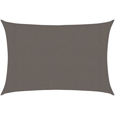 Maison Exclusive - Sonnensegel 160 g/m² Anthrazit 3x4 m HDPE