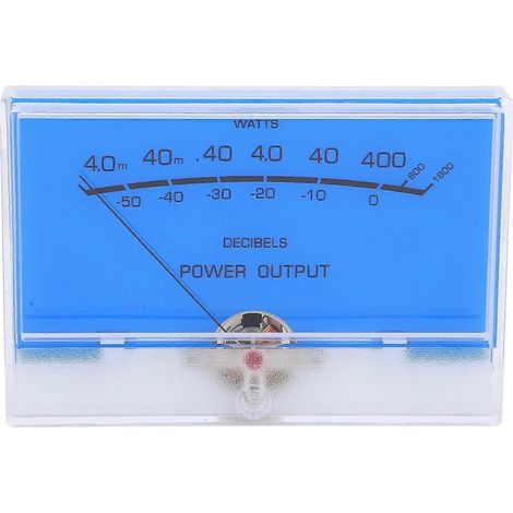 TN‐105‐S0518 Hochpräzises dB-Pegel-VU-Meter für Audio-Leistungsverstärker mit Hintergrundbeleuchtung (1/4)