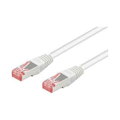 Goobay 95511 cable de red Blanco 3 m Cat6 S/FTP (S-STP) (1/2)