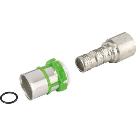 Manchon laiton droit multicouche à souder - Multicouche diamètre 16 mm - Cuivre diamètre 15 mm