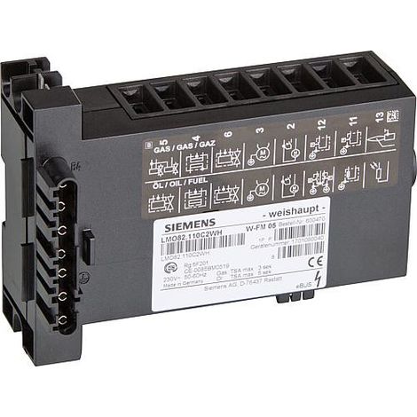 Boite de contrôle de chaudière W-FM05 – Compatible Weishaupt WL-20-C, WL-10-D, WL-5-B – Remplace LMO 82.110 C2WH