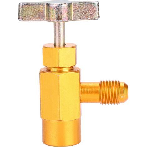 Refrigerant tap tool, made of durable aluminum, high-strength aluminum, brass AC for car (1/5)