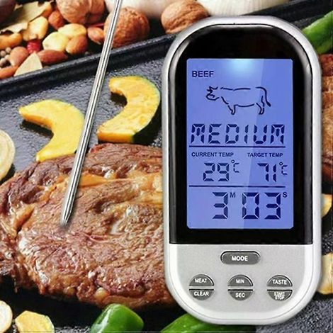 Thermomètre alimentaire numérique à sonde, lecture précise de la température, GHY-6002 (1/5)