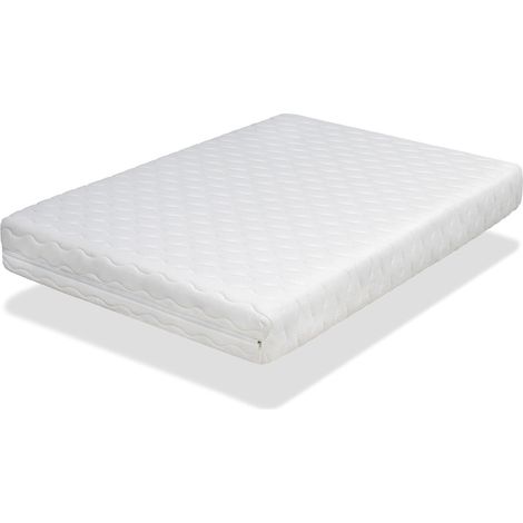 Materasso Memory Matrimoniale 150X190 MONNET SOFT, Alto 24 CM, Perfetta combinazione di Schiuma HR e Memory Foam