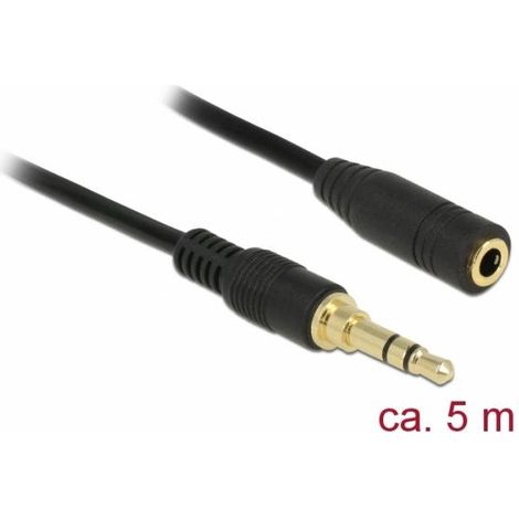 DeLOCK 85590 cavo audio 5 m 3.5mm Nero (1/3)