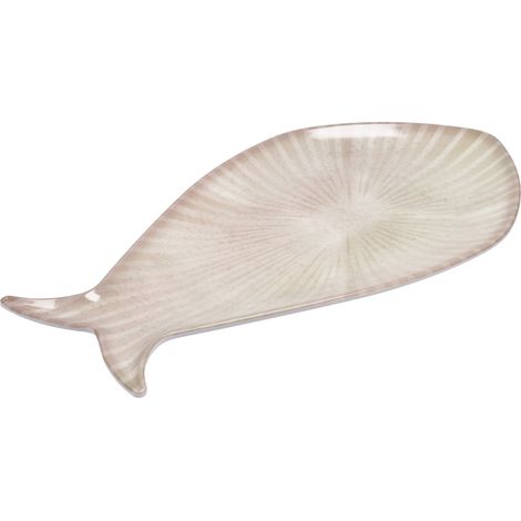 Ad Trend Vassoio Pesce Melamina 36 x 19 Cm Ass. Grigio Blu 1 Pz (1/2)