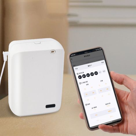 Difusor de pared para aceites esenciales, control por smartphone, protección contra funcionamiento en seco, función de temporizador silencioso, portátil para oficina y sala de estar. (1/5)