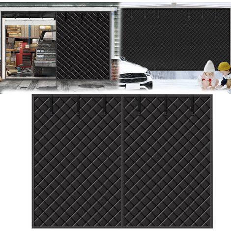 Rideaux Garage pour l'hiver, 497 X 218 Cm Protection De Porte De Garage pour l'hiver Rideau Portes à Isolation Thermique MagnéTique pour Portes De Garages sans PerçAge (1/5)