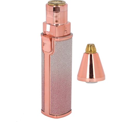 Tondeuse à sourcils électrique rechargeable double usage, rasoir portable pour l'épilation et le maquillage des sourcils pour femmes (1/5)
