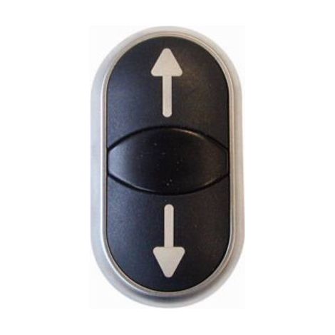Bouton-poussoir à double touche Eaton M22-DDL-S-X7/X7 216710 IP66 à rappel 1 pc(s) X995841 (1/2)