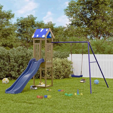 Outdoor Playset Impregnated Wood Pine vidaXL (1/5)