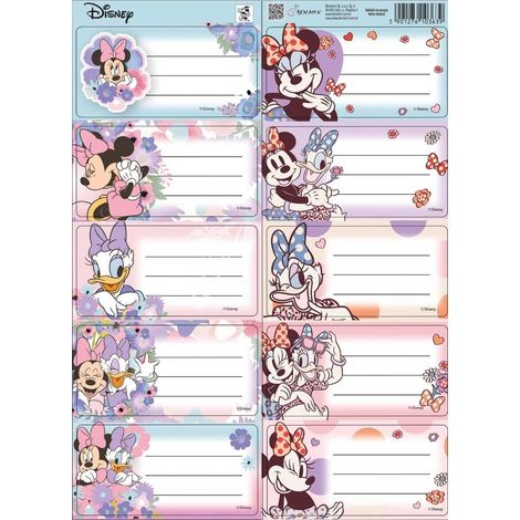Bande d'autocollants pour cahier Minnie Mouse