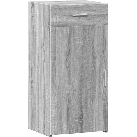 Credenza buffet cassettiera mobile contenitore organizer cucina soggiorno soggiorno Sonoma 45 x 42,5 x 93 cm derivati del legno grigio 020036369
