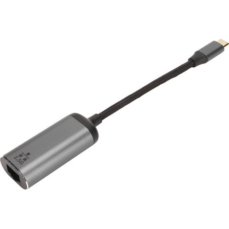 Adaptateur USB-C vers Ethernet Gigabit 2,5G, Plug & Play, Connexion Réseau RJ45 Haute Vitesse (1/5)