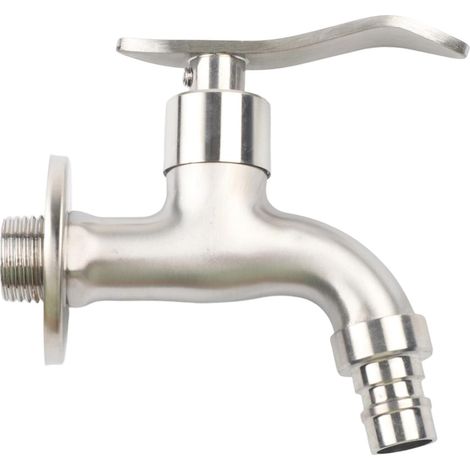 Robinet lave-linge, inox, mural, monocommande, pour buanderie (1/5)