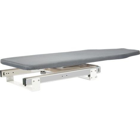 Planche à repasser, Design pliable, Installation sur meuble, Gris clair (1/2)
