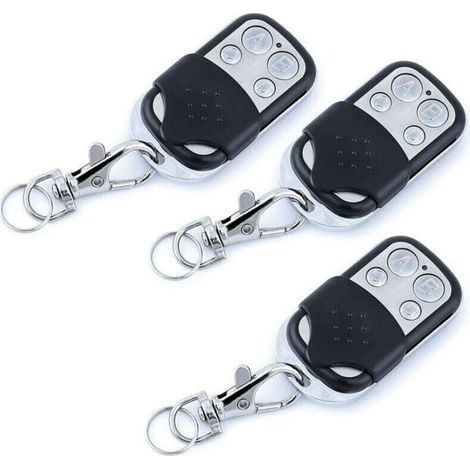 Bardusch-Télécommande de copie sans fil métal 4 clés porte de garage volet roulant télécommande de copie de code 3pcs (1/4)