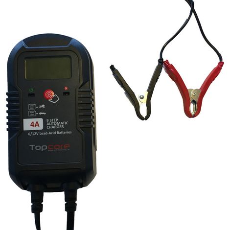 Cargador de batería 6-12V 4A Topcore Automatic Charger