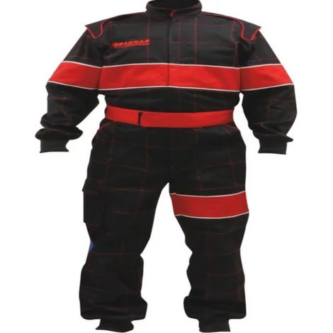 COMBINAISON DE TRAVAIL PILOTE ROUGE/NOIR TAILLE XXL (1/2)