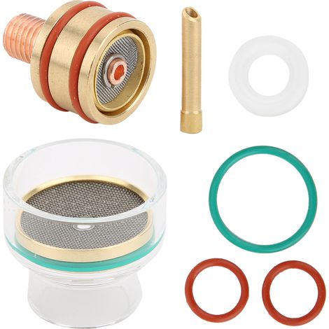 TFM53NCN WIG-Schweißset, WIG-Brenner, Schweißbrenner-Glasdüse, Spannzange für WP9 WP202,4 mm (1/5)