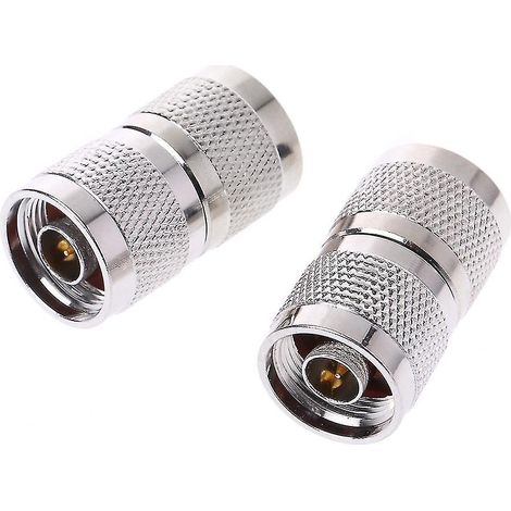 Adaptateur de câble coaxial RF N mâle vers N mâle (lot de 2)