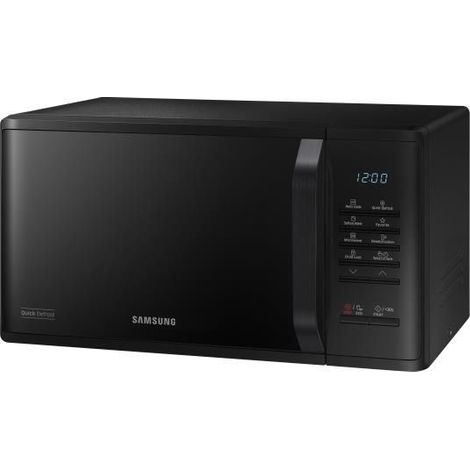 23 L - 800 W - Elektronik - Schnelles Auftauen - Keramikemail - Gebogenes Design - Schwarz - Samsung (1/5)