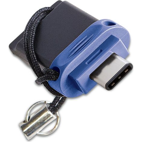 Memoria USB Verbatim Store 'n' Go Dual 64GB USB 3.2 Gen1 USB-C/USB-A Azul (1/4)
