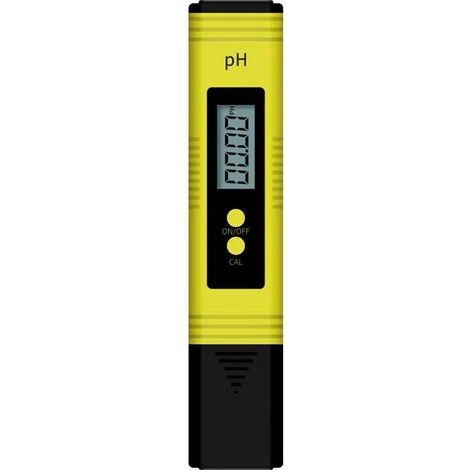 PH-mètre monobloc, testeur de PH de piscine 4 en 1 PH-mètre électronique TDS mètre Qualité de l'eau et test de ph pour eau potable aquarium piscine hydroponique (jaune) - 19 cm  11 cm  4,5 cm