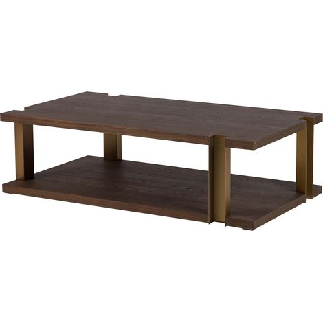 MDF-Edelstahl-Mitteltisch. Noblesse 130X70X38 Cm (1/5)