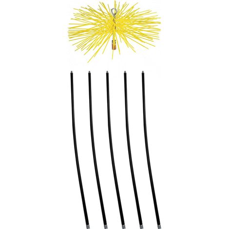 Kit de limpieza de caña y erizo de nylon 200 mm