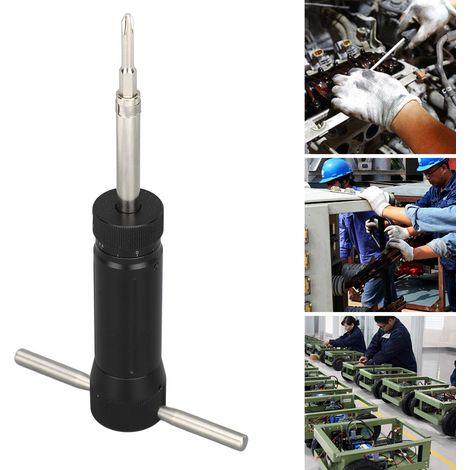 Interface 1/4", tournevis dynamométrique réglable de 1 à 6 N.m pour rotation libre, tournevis dynamométrique manuel, tournevis dynamométrique sujet au glissement. (1/5)