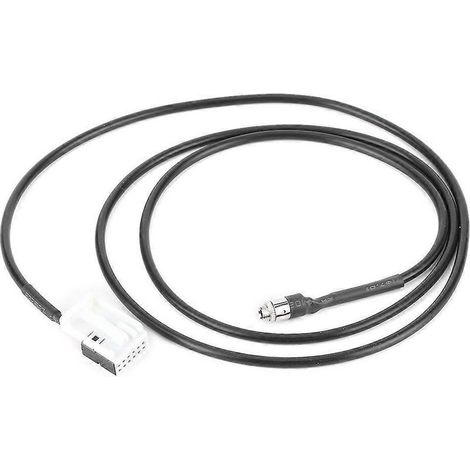 Adaptateur autoradio avec câble d'entrée AUX 12 broches 3,5 mm compatible avec les modèles 307, 3008, 308, 407, 408 et 508. (1/4)