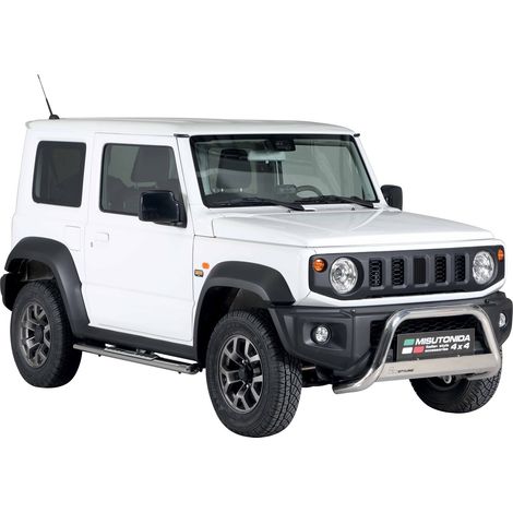 Pare-buffle Avant pour Suzuki Jimny 2018-2026 63 mm en Acier Gris