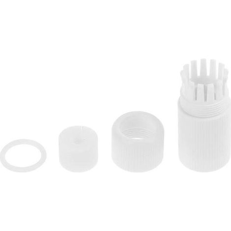 Lot de 10 capuchons de connexion réseau RJ45 modulaires, diamètre 17,5 mm, étanches, pour câbles de caméra réseau. (1/5)