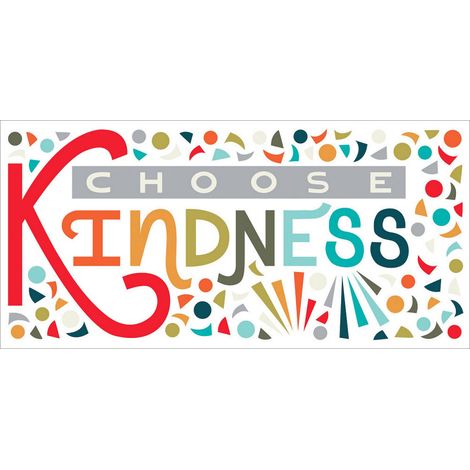 Stickers repositionnables - Arc-en-ciel Choose Kindness (1/5)