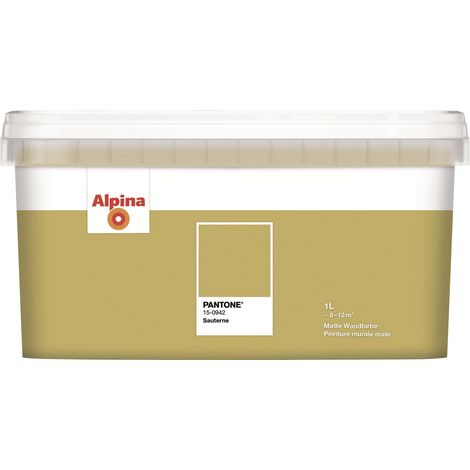Alpina Wandfarbe Pantone matt sauterne 1 L Innen