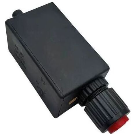 Générateur d'étincelles pour gril à gaz / chauffage, 1 sortie, module d'allumage électronique de rechange avec bouton-poussoir allumeur (1/5)