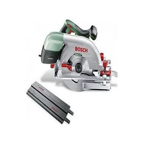 Scie circulaire Bosch PKS 66-2AF 1600W 66 mm, découpe précise, boîtier CleanSystem pour absorber poussiere, poignée ergonomi (1/2)