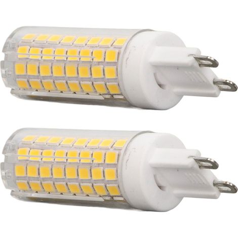 G9 102 LED-Lampe, dimmbar, augenschonend, natürliches Licht, 10 W, für Tisch- oder Kronleuchter, 100–120 V Wechselstrom, 2er-Pack (1/5)