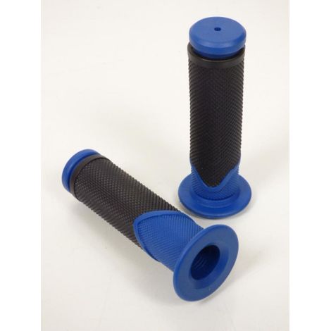 paar lenkergriff beschichtung gummigriff schwarz blau für (1/2)