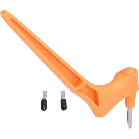 Outil de coupe artisanal, couteau à découper rotatif à 360 degrés, Kit de coupe pour le travail manuel de bricolageOrange (1/5)